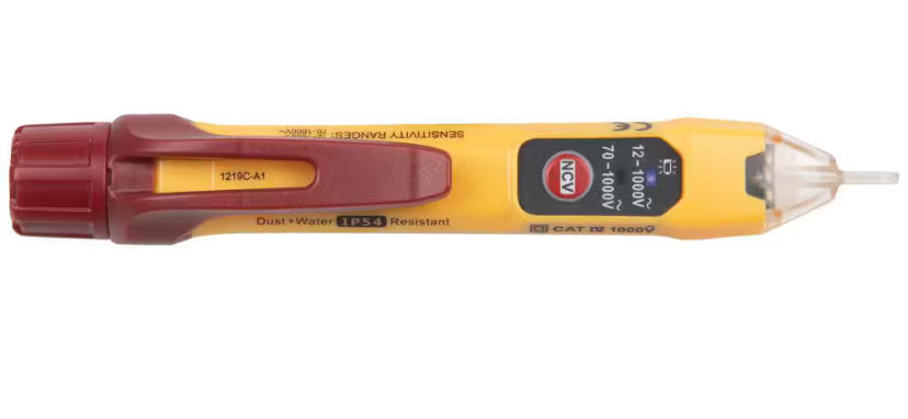 Digital Dual Range Non Contact Voltage Tester, 12-1000V AC