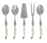 Laguiole 5-Piece Hostess Flatware Set - Faux Ivory