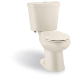 2-piece 1.1 GPF/1.6 GPF High Efficiency Dual Flush Elongated Toilet in Bone