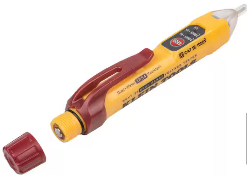 Digital Dual Range Non Contact Voltage Tester, 12-1000V AC