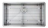 Professional 32 in. Tight Radius Undermount 16G Stainless Steel Single Bowl Kitchen Sink with Accessories
