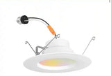 5/6 in. Smart Adjustable CCT and RGB Integrated LED Recessed Light Trim with Night Light Powered by Hubspace