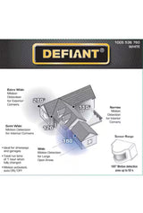 1000 Lumens 180ÃƒÆ’Ã¢â‚¬Å¡Ãƒâ€šÃ‚Â° White Solar Powered Motion Activated Outdoor Integrated LED Flood Light