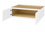 Avondale 36 in. W x 24 in. D x 12 in. H Ready to Assemble Plywood Shaker Wall Bridge Kitchen Cabinet in Alpine White