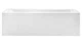 Studio 60 in. x 30 in. Soaking Bathtub with Right Hand Drain in White