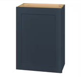 Avondale 21 in. W x 12 in. D x 30 in. H Ready to Assemble Plywood Shaker Wall Kitchen Cabinet in Ink Blue