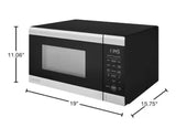 0.9 cu. ft. 900-Watt Countertop Convection Microwave in Stainless Steel with Air Fryer