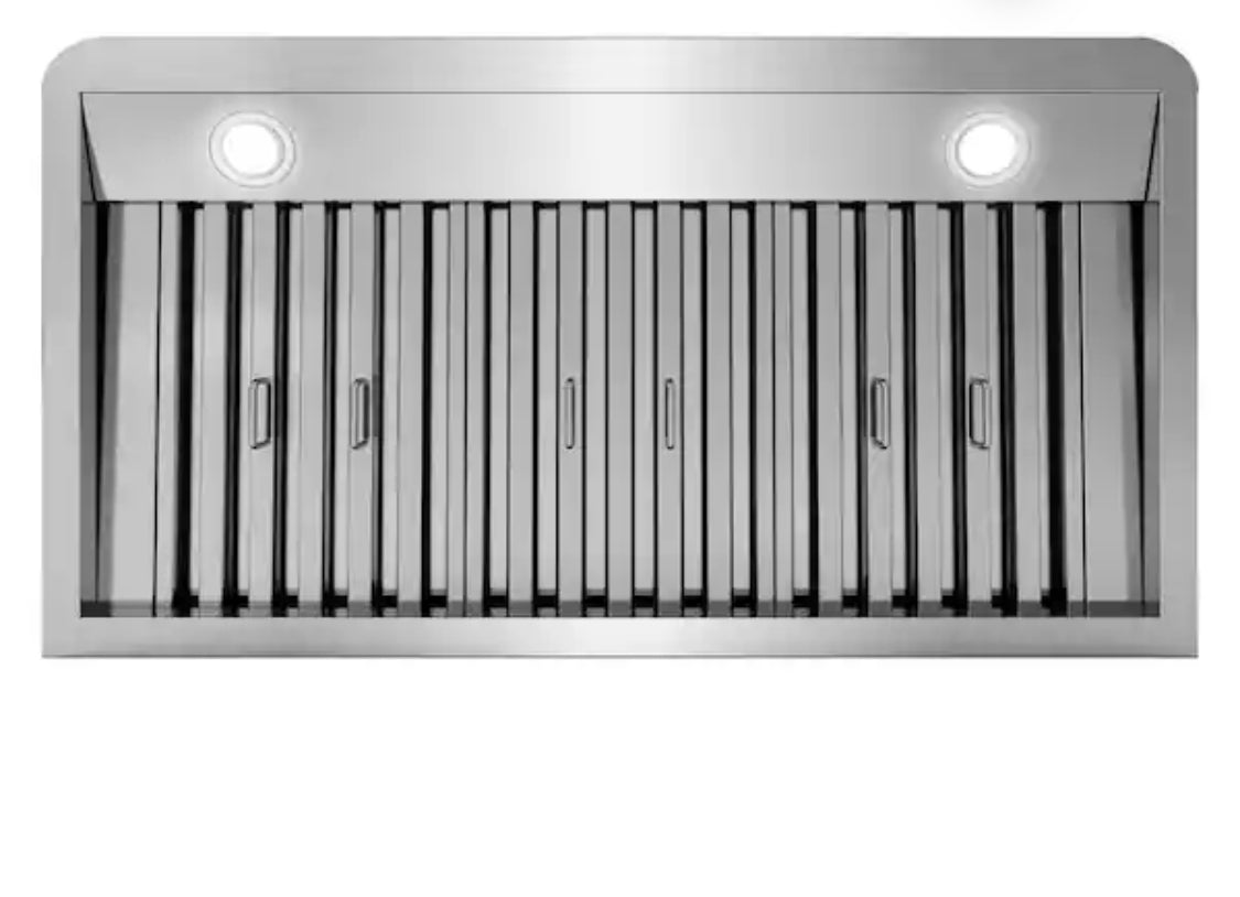 36 in. Ducted Under Cabinet Range Hood in Stainless Steel with Touch Display, LED Lighting and Permanent Filters