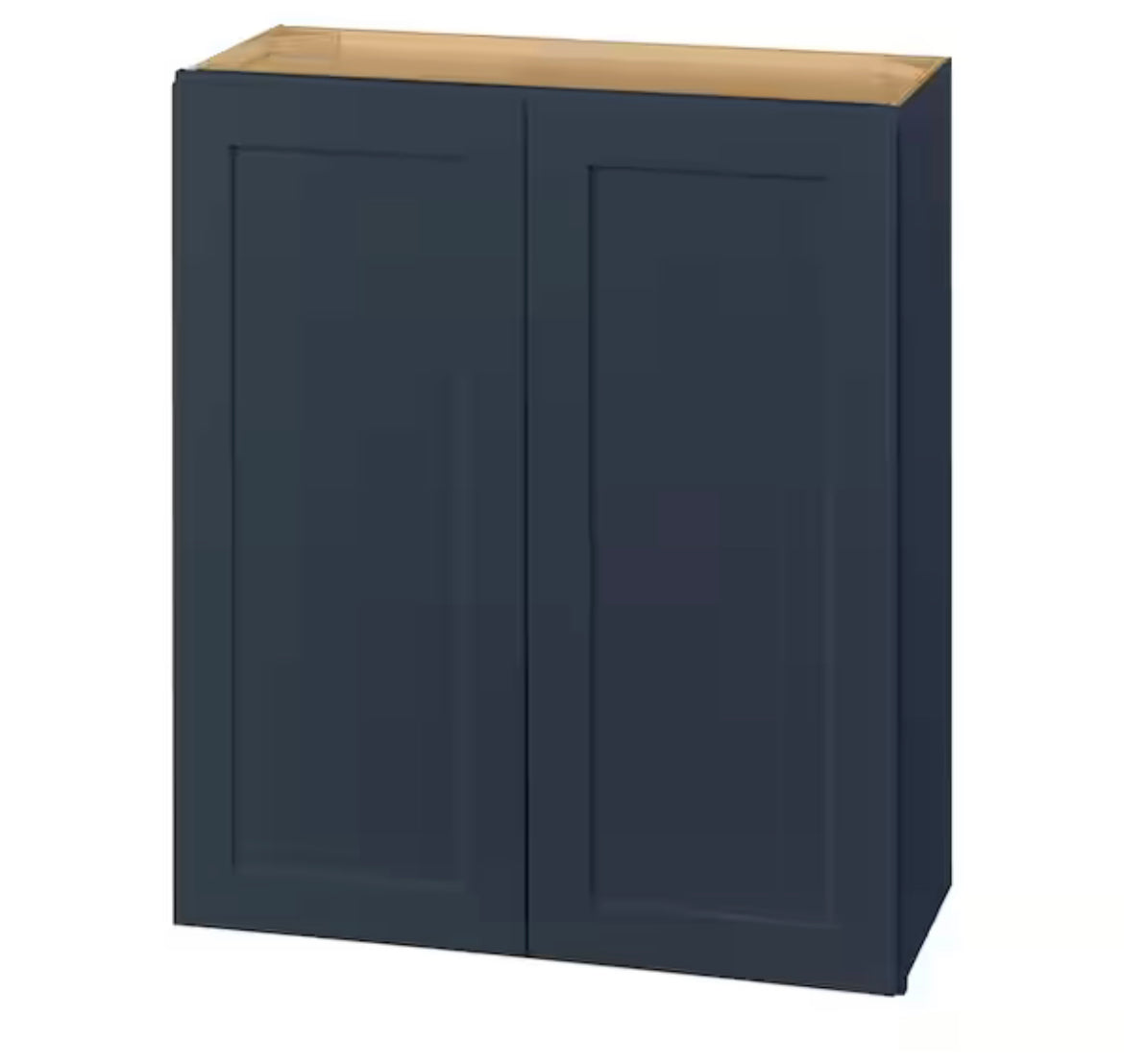 Avondale Shaker 30 in. W x 36 in. H x 12 in. D Wall Cabinet in Blue