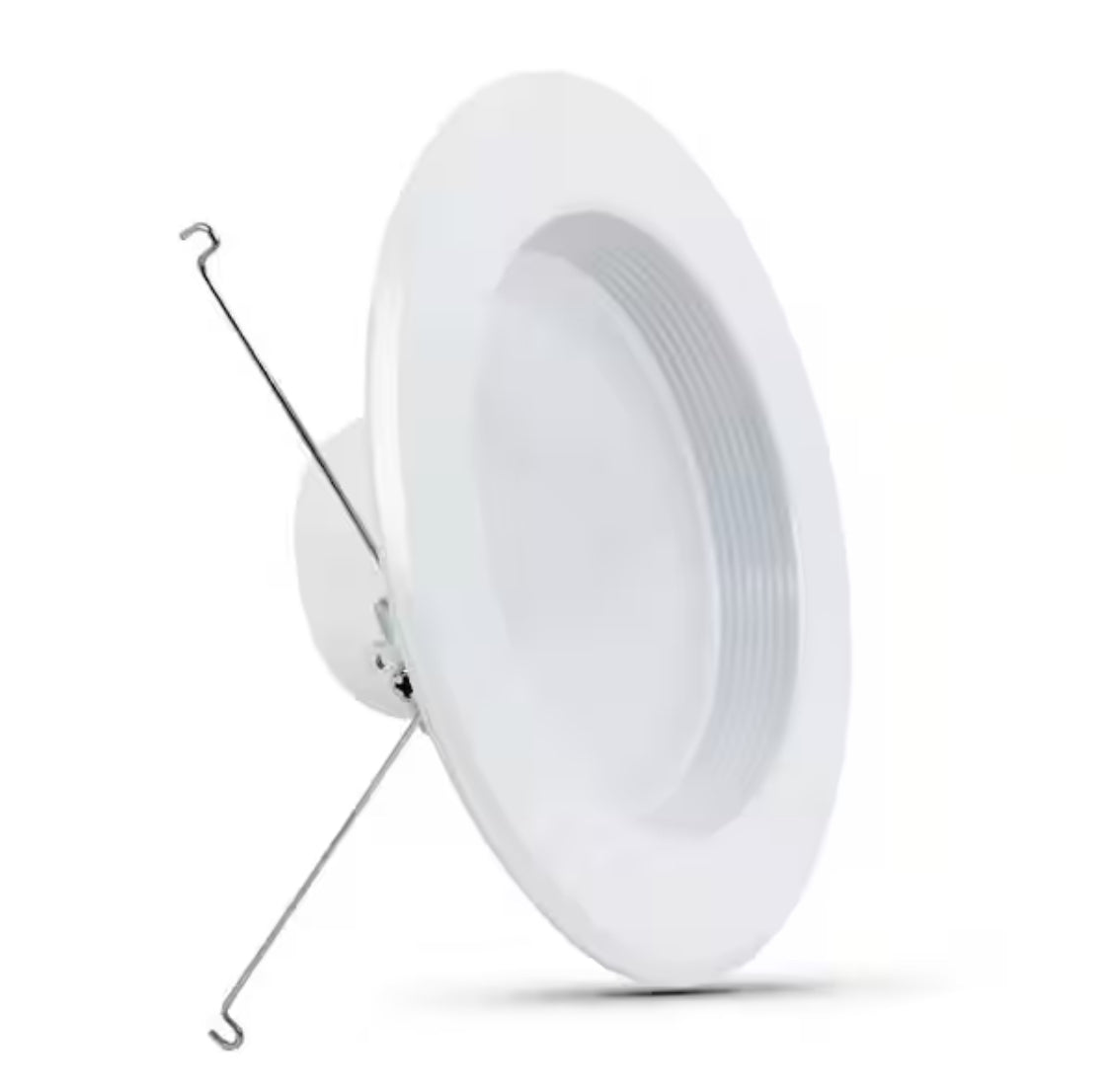 5/6 in. Integrated LED White Retrofit Recessed Light Trim Dimmable CEC Downlight Soft White 2700K, 6-Pack