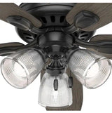 Highbury II 52 in. LED Indoor Matte Black Ceiling Fan with Light Kit