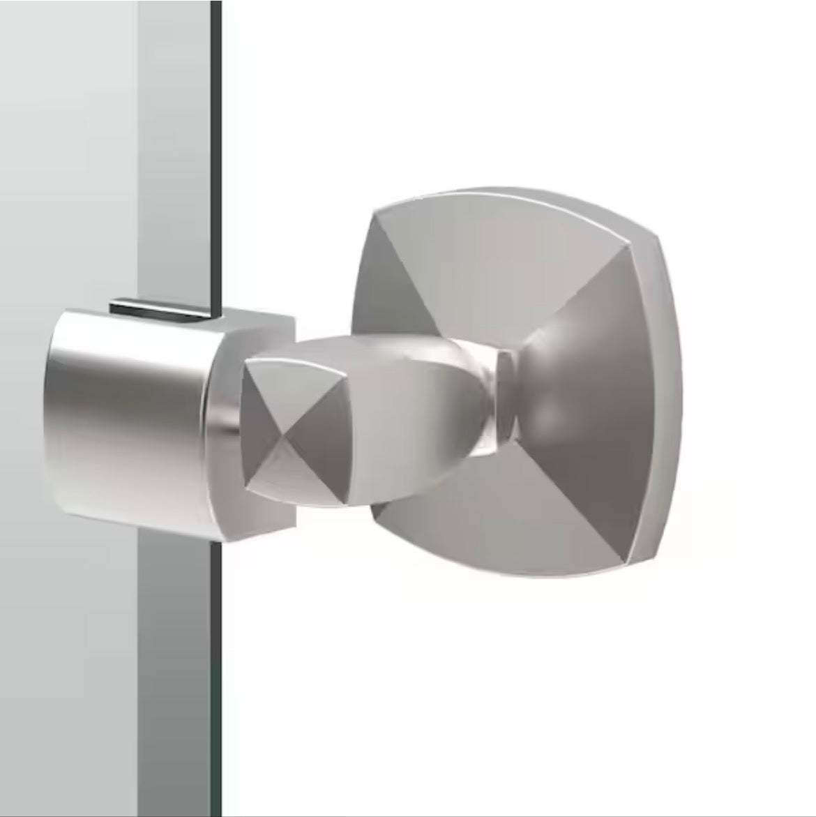 Jewel 26.5 in. x 24 in. Frameless Oval Mirror in Chrome