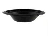 6 in. 2-Small and 8 in. 2-Large Drip Bowl in Black Porcelain (4-Pack)