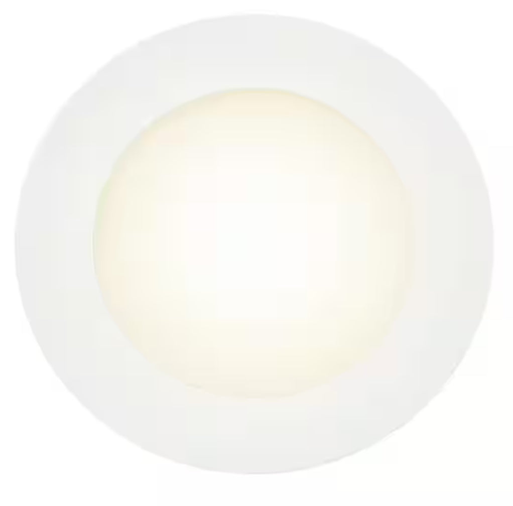 Integrated LED 6-inch Retro Fit Ultra Slim Selectable Color Recessed Light, White, Energy Star, Title 20, Wet Rated