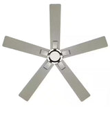 Zandra 52 in. White Changing Integrated LED Brushed Nickel Smart Hubspace Ceiling Fan with Light Kit and Remote Included