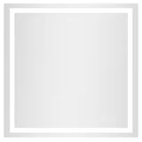 36 in. W x 36 in. H Rectangular Frameless LED Light Anti-Fog Wall Mirror Bathroom Vanity Mirror Adjustable Bright