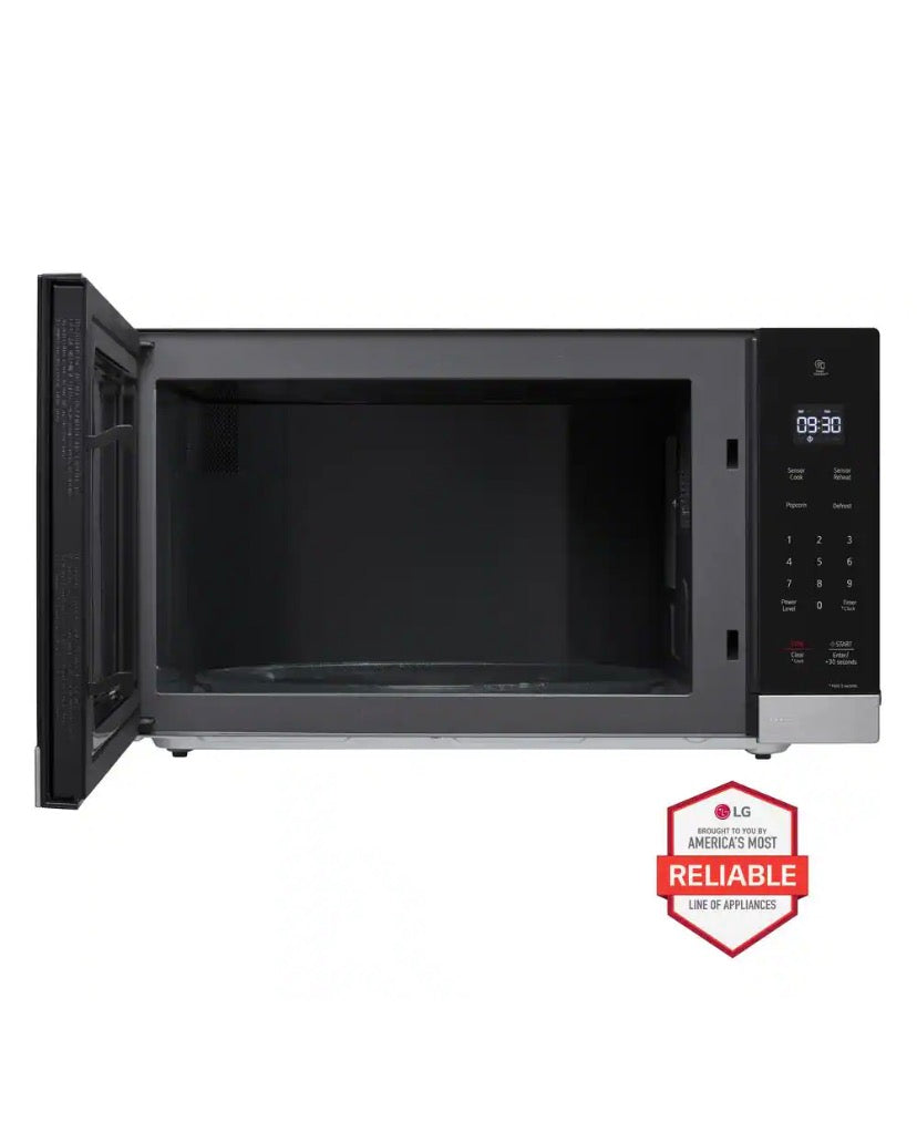 NeoChef 2.0 cu. ft. 1200-Watt Countertop Microwave in Stainless Steel with Smart Inverter
