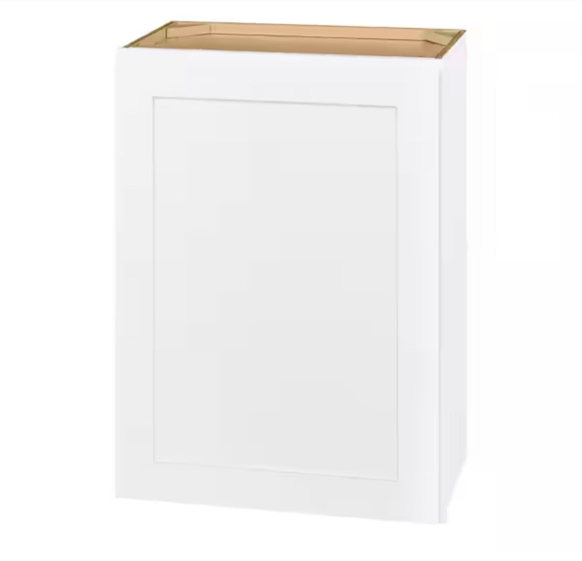 Avondale Shaker Alpine White Ready to Assemble Plywood 21 in Wall Kitchen Cabinet (21 in W x 30 in H x 12 in D)