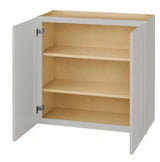 Avondale Shaker Dove Gray Ready to Assemble Plywood 30 in Wall Cabinet (30 in W x 30 in H x 12 in D)