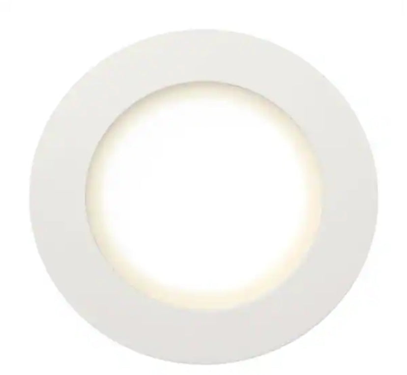 6 in. Selectable CCT Integrated LED Retrofit Ultra-Slim White Recessed Light Trim