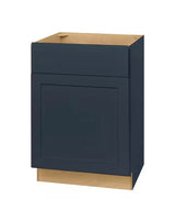 Avondale 24 in. W x 21 in. D x 34.5 in. H Ready to Assemble Plywood Shaker Sink Base Bath Cabinet in Ink Blue