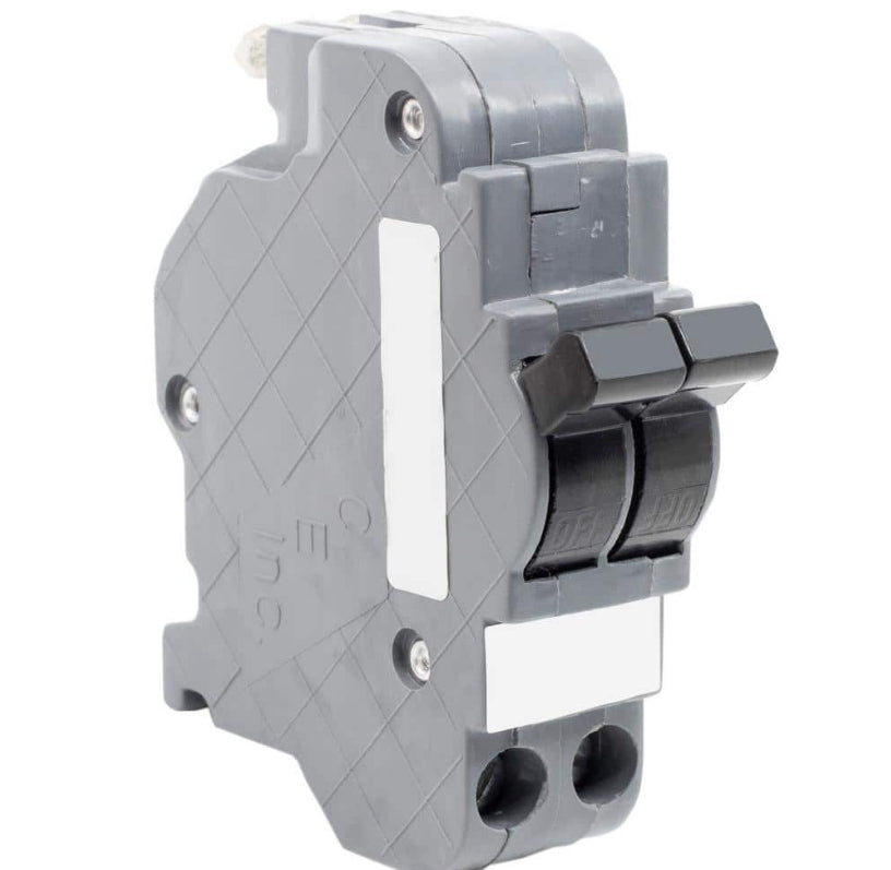 New UBIF Thin 20 Amp 1 in. 2-Pole Federal Pacific Stab-Loc Type NC Replacement Circuit Breaker