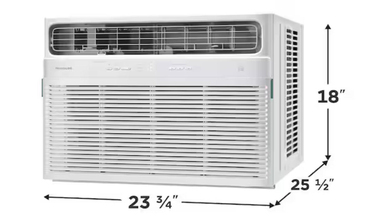 18,000 BTU 208/230-Volt Inverter Window Room Air Conditioner Cools 1050 sq. ft. Energy Star, with Wi-Fi in White