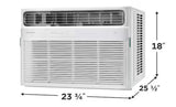 18,000 BTU 208/230-Volt Inverter Window Room Air Conditioner Cools 1050 sq. ft. Energy Star, with Wi-Fi in White