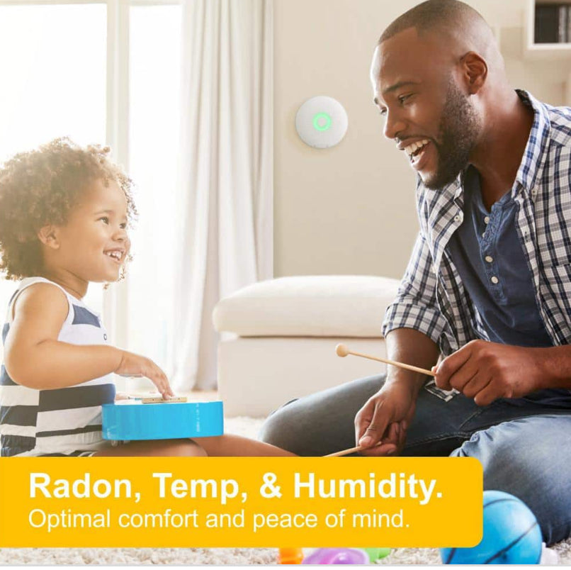 Wave Radon Battery Operated Smart Radon Detector