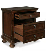 Porter Brown 2-Drawers 28.75 in. W Nightstand