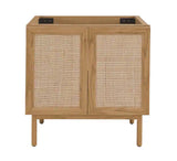 Classes 29.5 in. W. x 17.87 in. D x 32.5 in. H Single Sink Bath Vanity Cabinet without Top in Oak