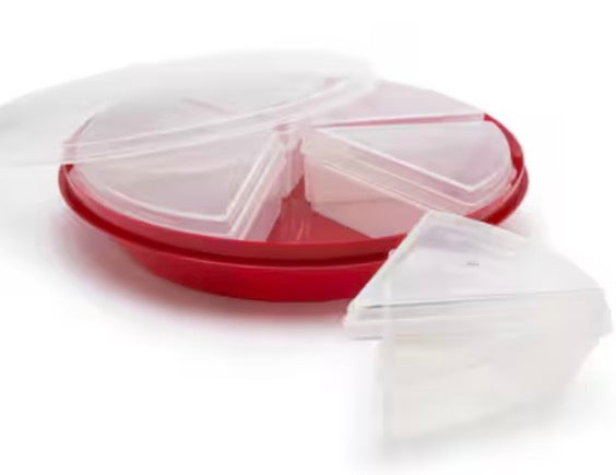 Pie Saver, 10-Inch, Plastic, Red