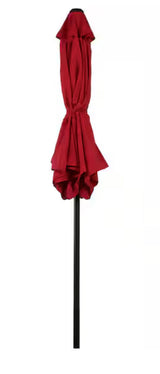 7.5 ft. Aluminum Market Tilt Patio Umbrella in Red