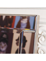 Medium Rectangle Clear Beveled Glass Contemporary Mirror (40 in. H x 30 in. W)