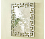Timeless Home 37.5 in. W x 47.5 in. H x Contemporary Frameless Rectangle Clear Mirror