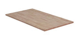 6 ft. L x 39 in. D Unfinished Hevea Butcher Block Island Countertop in With Standard Edge