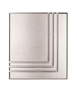 Wireless or Wired Doorbell Chime, Brushed Nickel