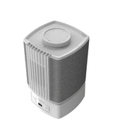 Slumber Breeze 8.3 in. 2-in-1 Oscillating White Personal Fan with 5 White Noise Profiles