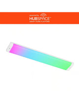 12in. Plug-In and Direct Wire RGBWIC Dynamic Color White Integrated LED Linkable Under Cabinet Light Powered by Hubspace