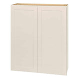Avondale 36 in. W x 12 in. D x 42 in. H Ready to Assemble Plywood Shaker Wall Kitchen Cabinet in Antique White