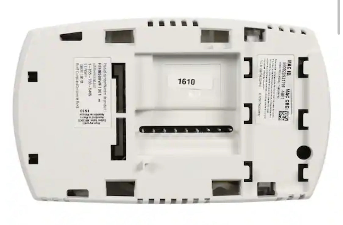 Wi-Fi 7-Day Programmable Smart Thermostat with Digital Backlit Display