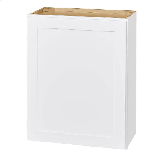 Avondale Shaker Alpine White Ready to Assemble Plywood 24 in Wall Kitchen Cabinet (24 in W x 30 in H x 12 in D)