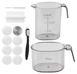Electric Pasta Maker 150-Watt Automatic Noodle Maker Machine with 8 Pasta Shapes 4 Intelligent Modes 500g Flour Capacity