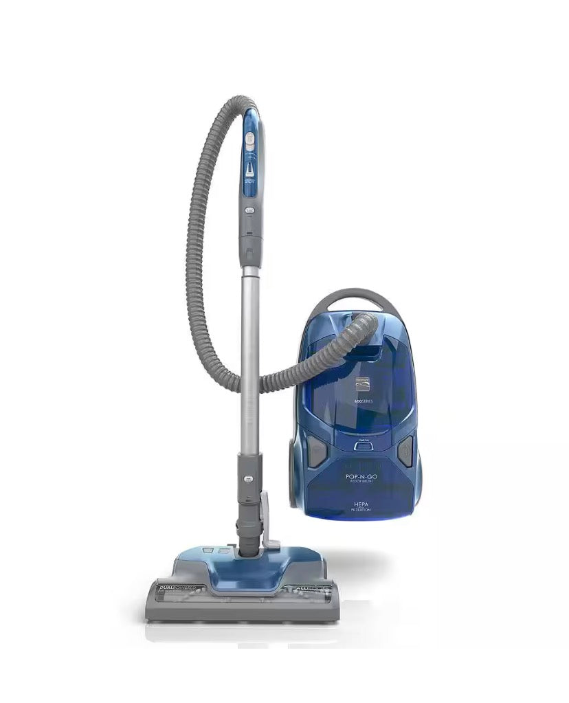 Pet Friendly Pop-N-Go Canister Vacuum Cleaner with Kenmore C Microfiltration Vacuum Bags