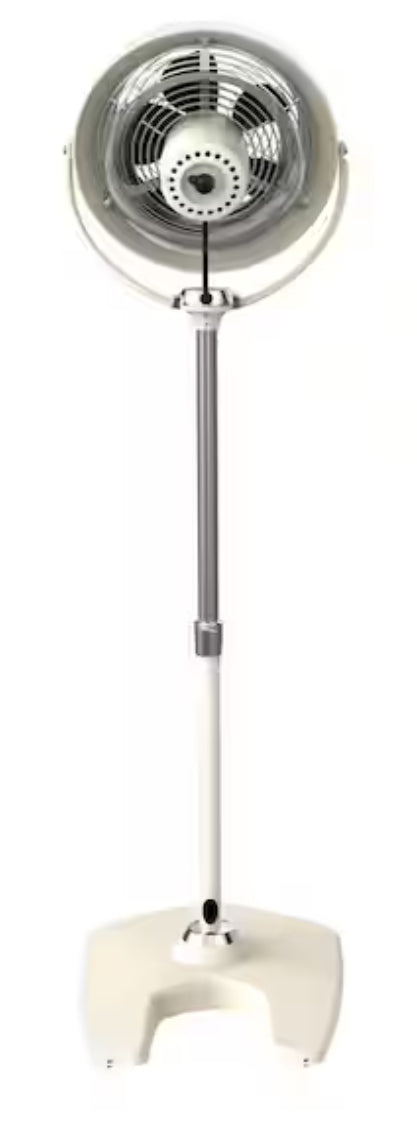 42 in. - 55 in. Adjustable Height Pedestal Fan with 3-Speeds