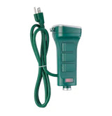 Smart Outdoor 4 ft. 6-Outlet Power Stake Powered by Hubspace