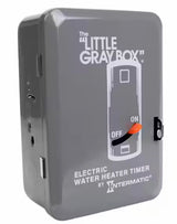 40 Amp 60-Minute Indoor Wall Mounted Mechanical Water Heater Timer, Steel, Gray