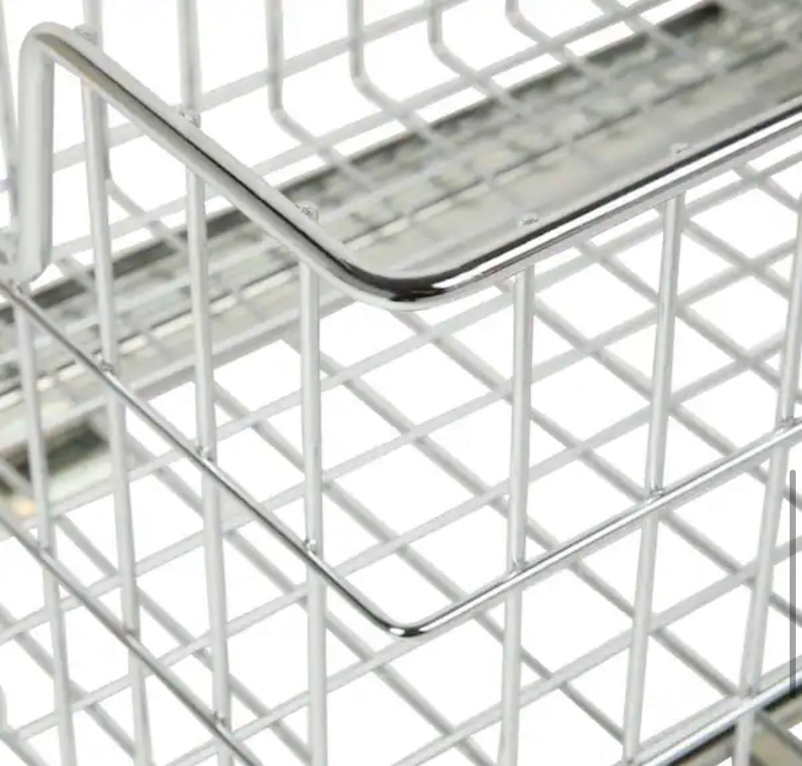 13 in. W x 17.75 in. D x 11 in. H Steel Wire in Cabinet Pull-Out Wire Basket