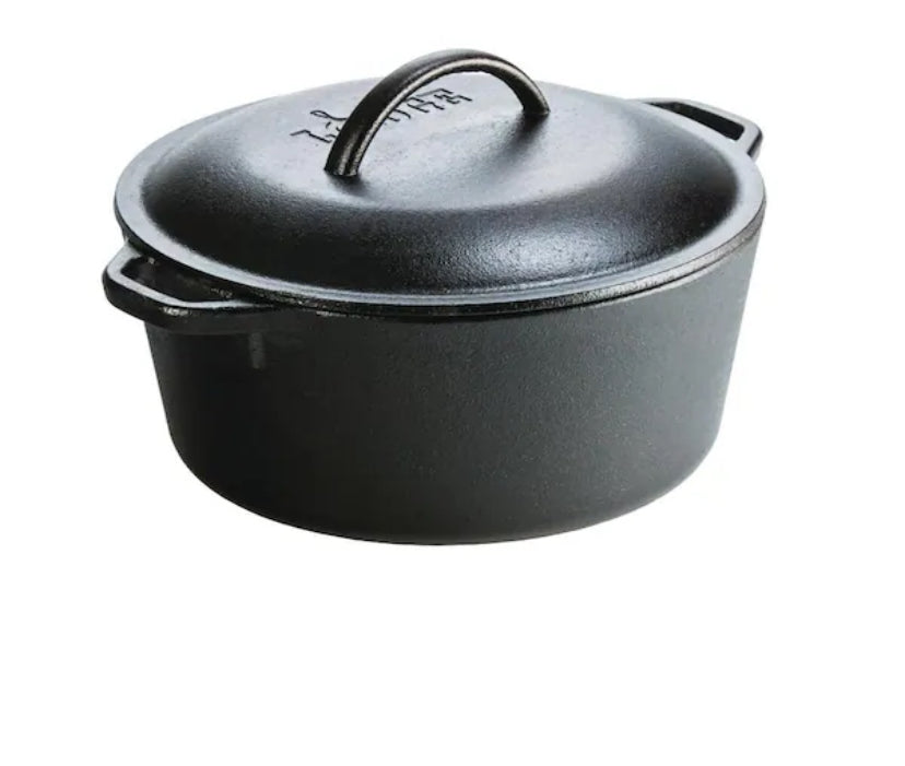 5 Qt. Cast Iron Dutch Oven with Lid