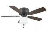 Bellina 42 in. Oil-Rubbed Bronze Ceiling Fan with Light Kit